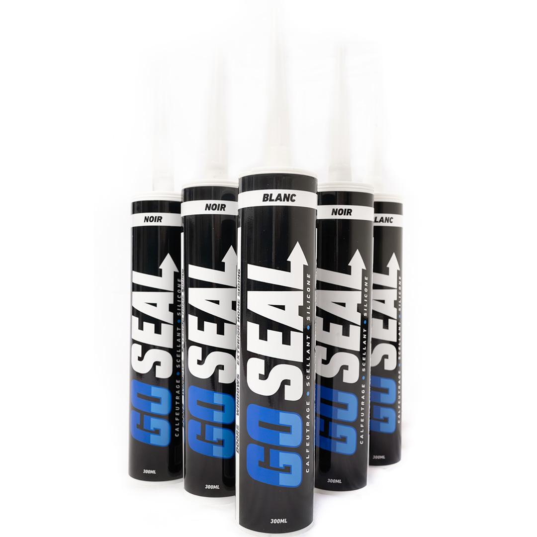 Tube de scellant exterieur 100% Silicone (Boite de 12)